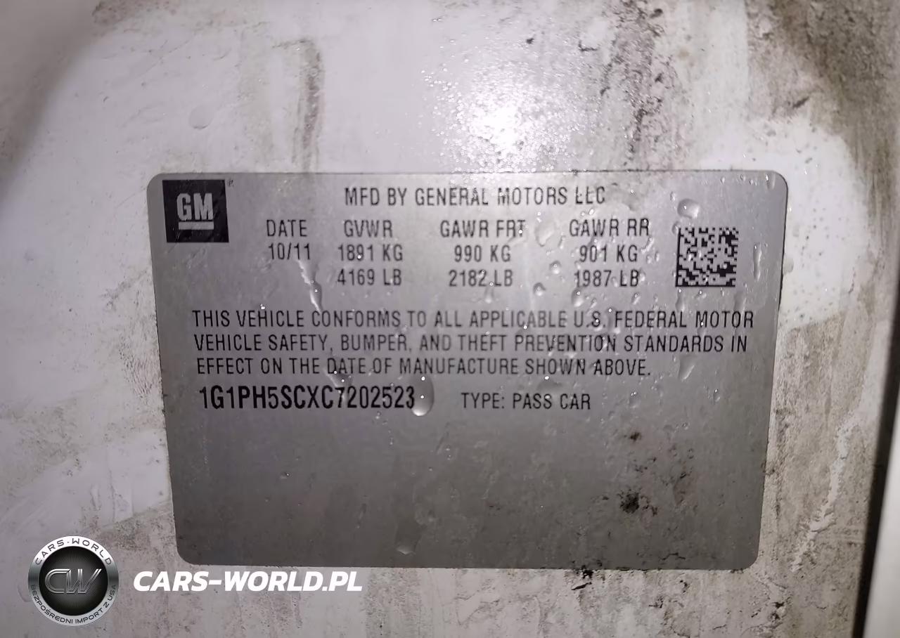 2012 Chevrolet Cruze Ltz VIN:1G1PH5SCXC7202523 - 9