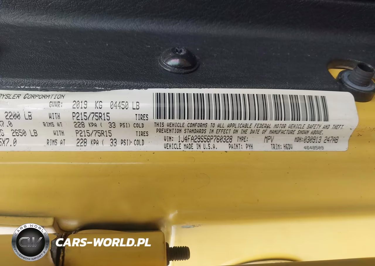 2006 Jeep Wrangler Se VIN:1J4FA29S56P760328 - 9