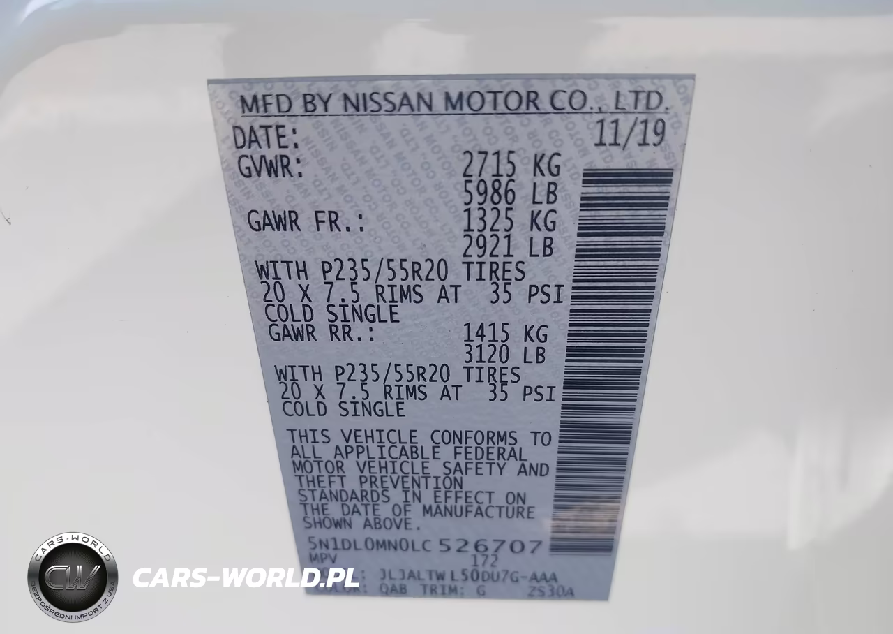 2020 Infiniti Qx60 Luxe VIN:5N1DL0MN0LC526707 - 9