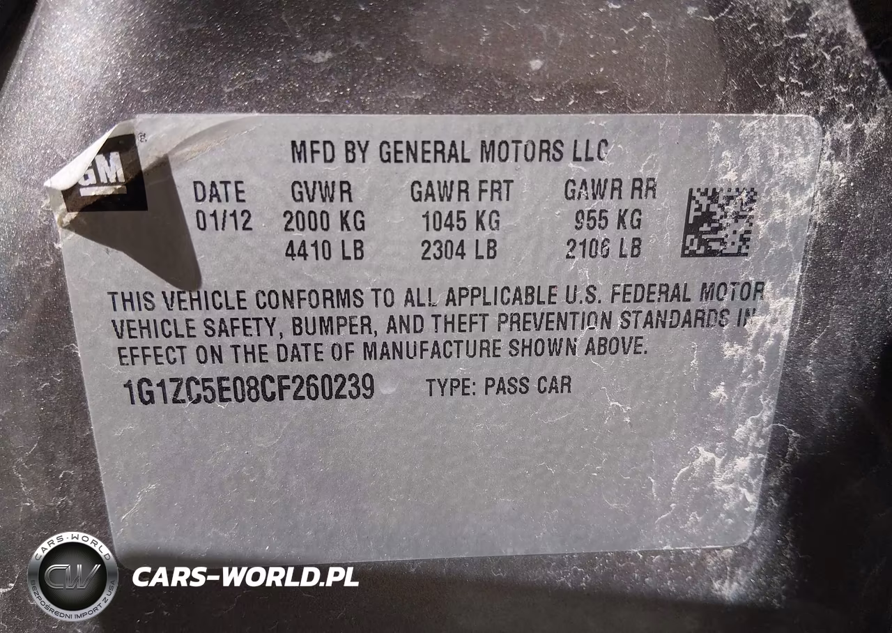 2012 Chevrolet Malibu 1Lt VIN:1G1ZC5E08CF260239 - 9