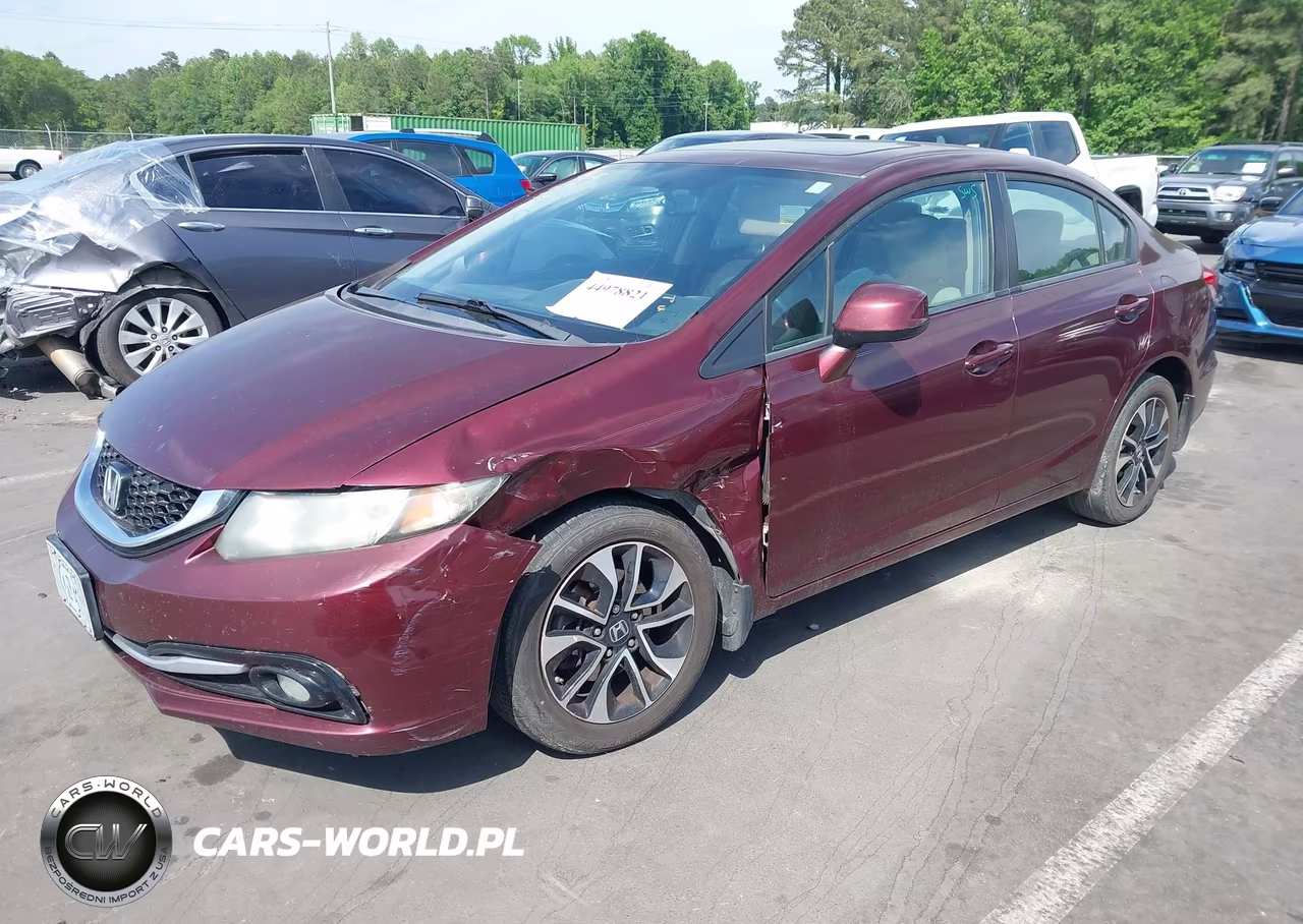 2013 Honda Civic Ex-L VIN:19XFB2F96DE087793 - 2