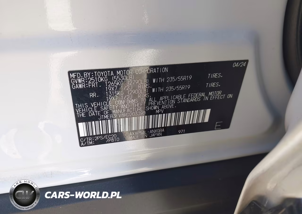 2024 Toyota Rav4 Prime Xse VIN:JTMEB3FV8RD203390 - 9