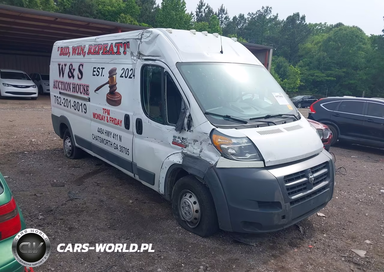 2018 Ram Promaster 2500 High Roof 159 Wb – zdjęcie 1 z 16