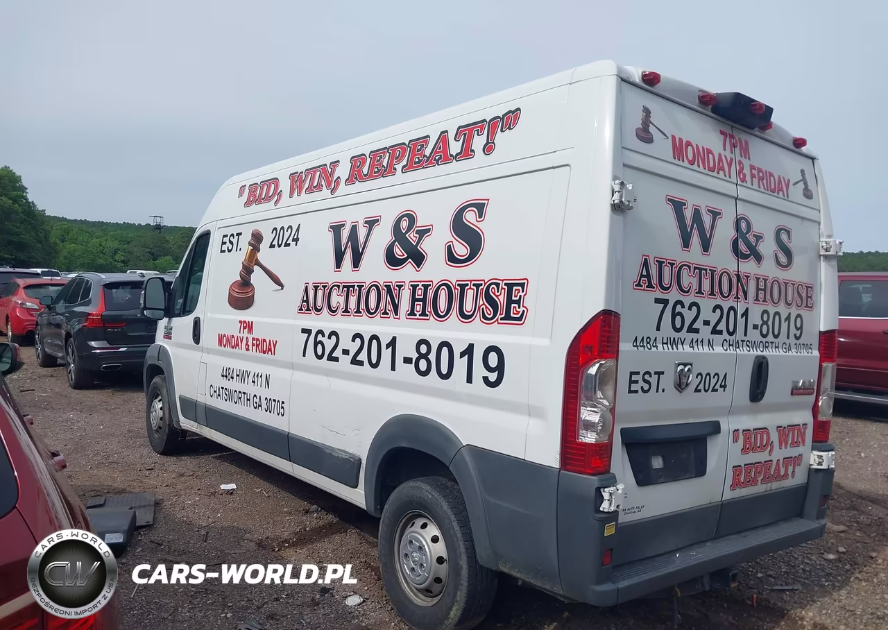 2018 Ram Promaster 2500 High Roof 159 Wb VIN:3C6TRVDG4JE156467 - 3