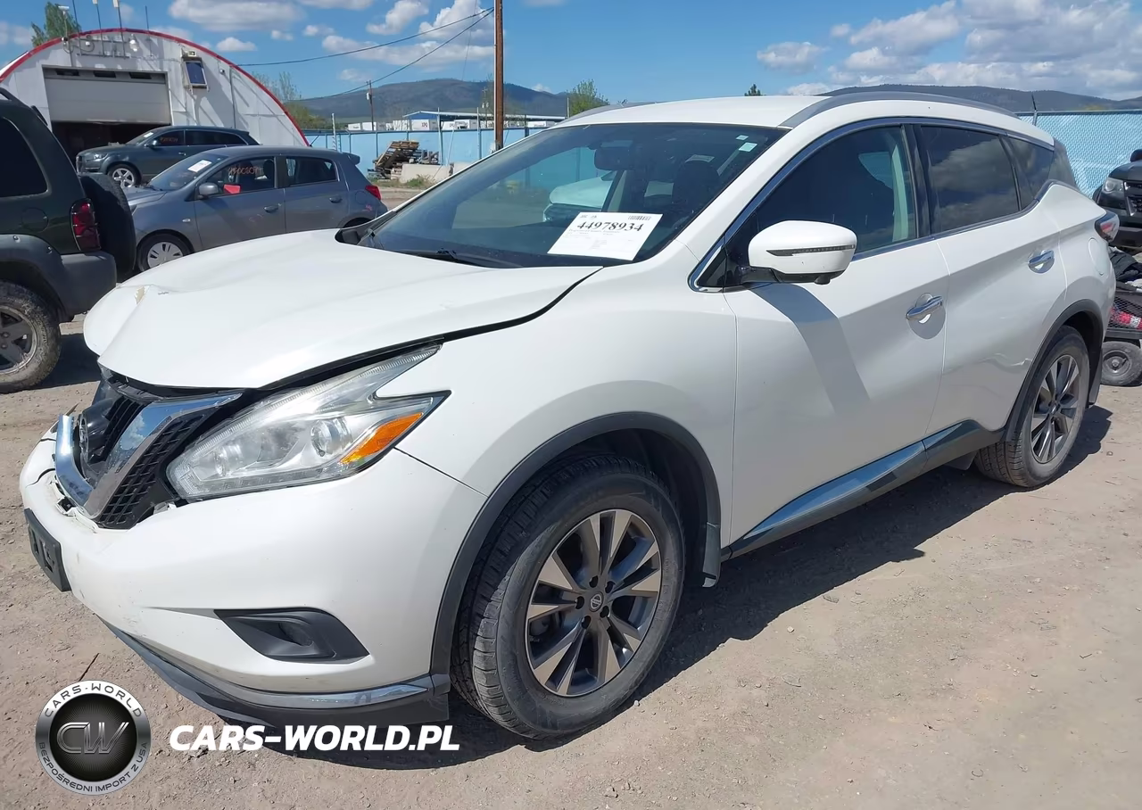 2016 Nissan Murano Sl VIN:5N1AZ2MH8GN166149 - 2