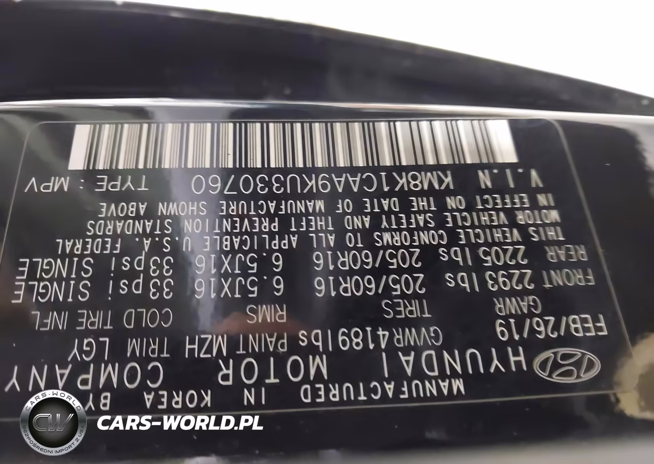2019 Hyundai Kona Se VIN:KM8K1CAA9KU330760 - 9