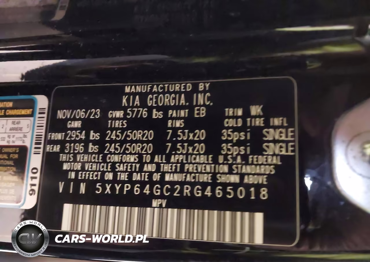 2024 Kia Telluride S VIN:5XYP64GC2RG465018 - 9