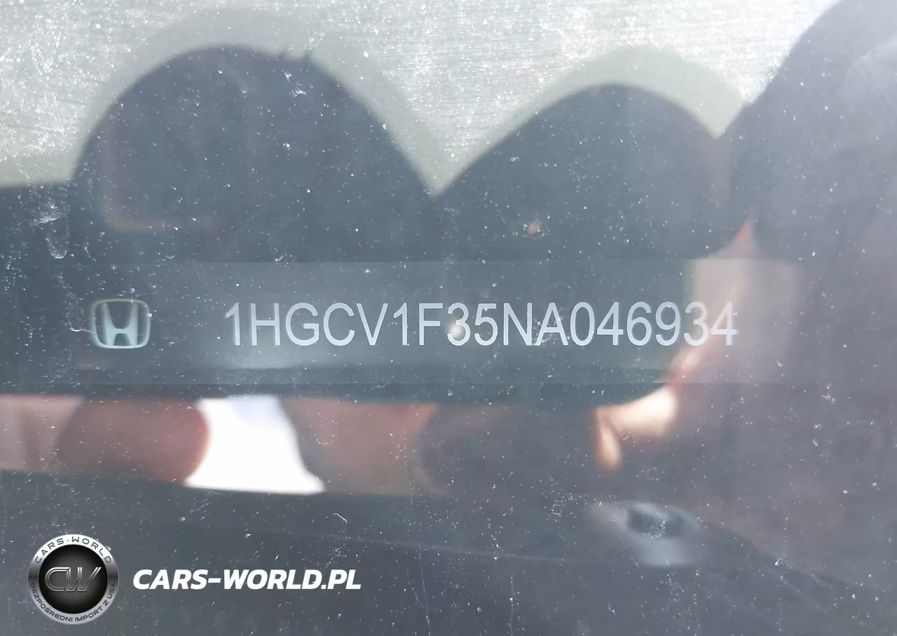 2022 Honda Accord Sport VIN:1HGCV1F35NA046934 - 9