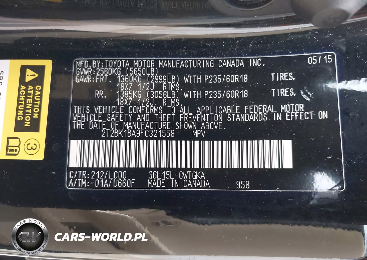 2015 Lexus Rx 350 VIN:2T2BK1BA9FC321558 - 9