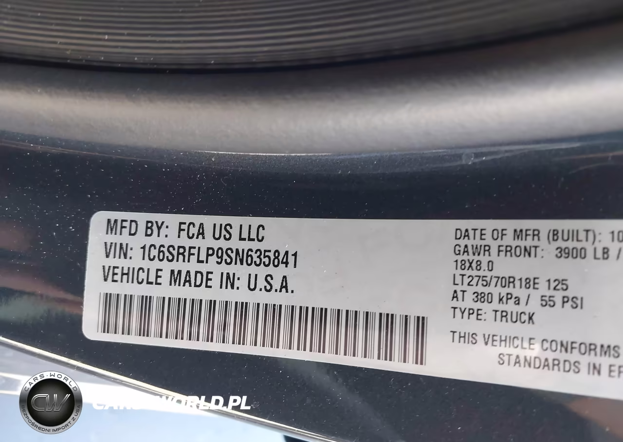 2025 Ram 1500 Rebel 4X4 5'7 Box VIN:1C6SRFLP9SN635841 - 9
