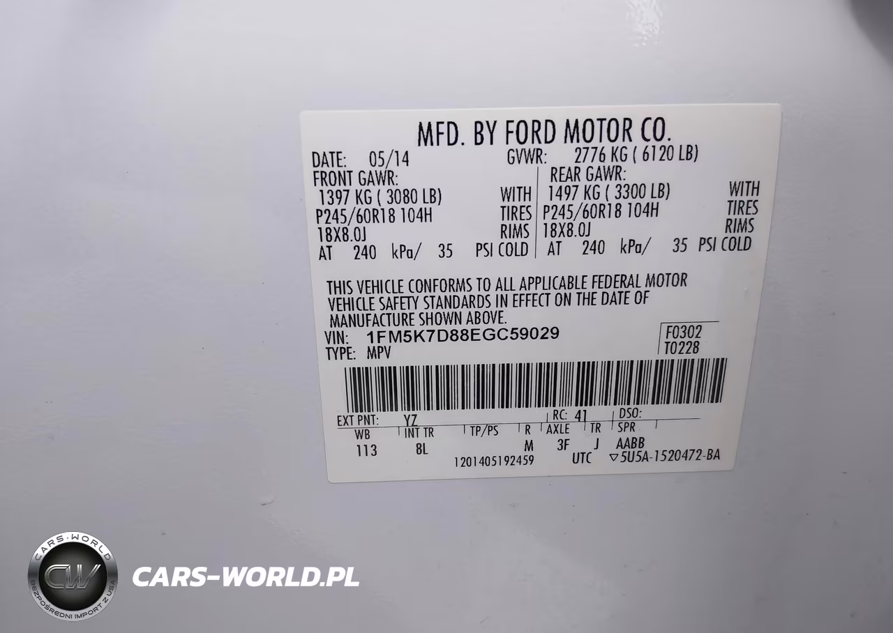 2014 Ford Explorer Xlt VIN:1FM5K7D88EGC59029 - 9