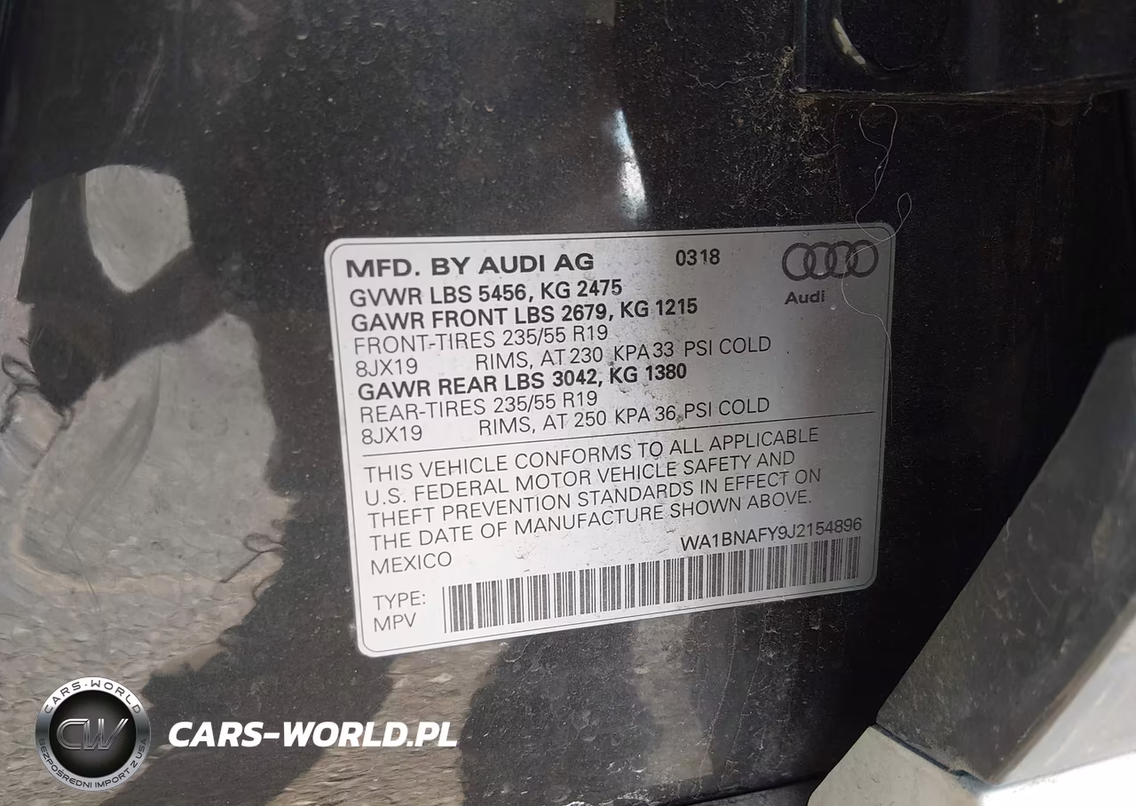 2018 Audi Q5 2.0T Premium-2.0T Tech Premium VIN:WA1BNAFY9J2154896 - 9