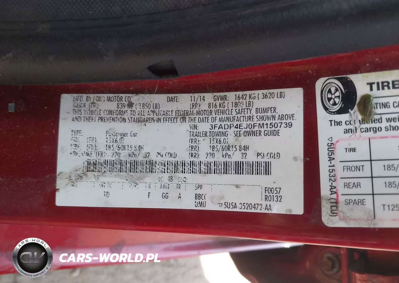 2015 Ford Fiesta Se VIN:3FADP4EJ0FM150739 - 9