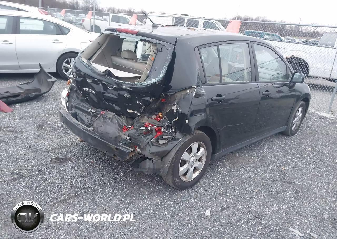 2007 Nissan Versa 1.8Sl VIN:3N1BC13E07L434402 - 4