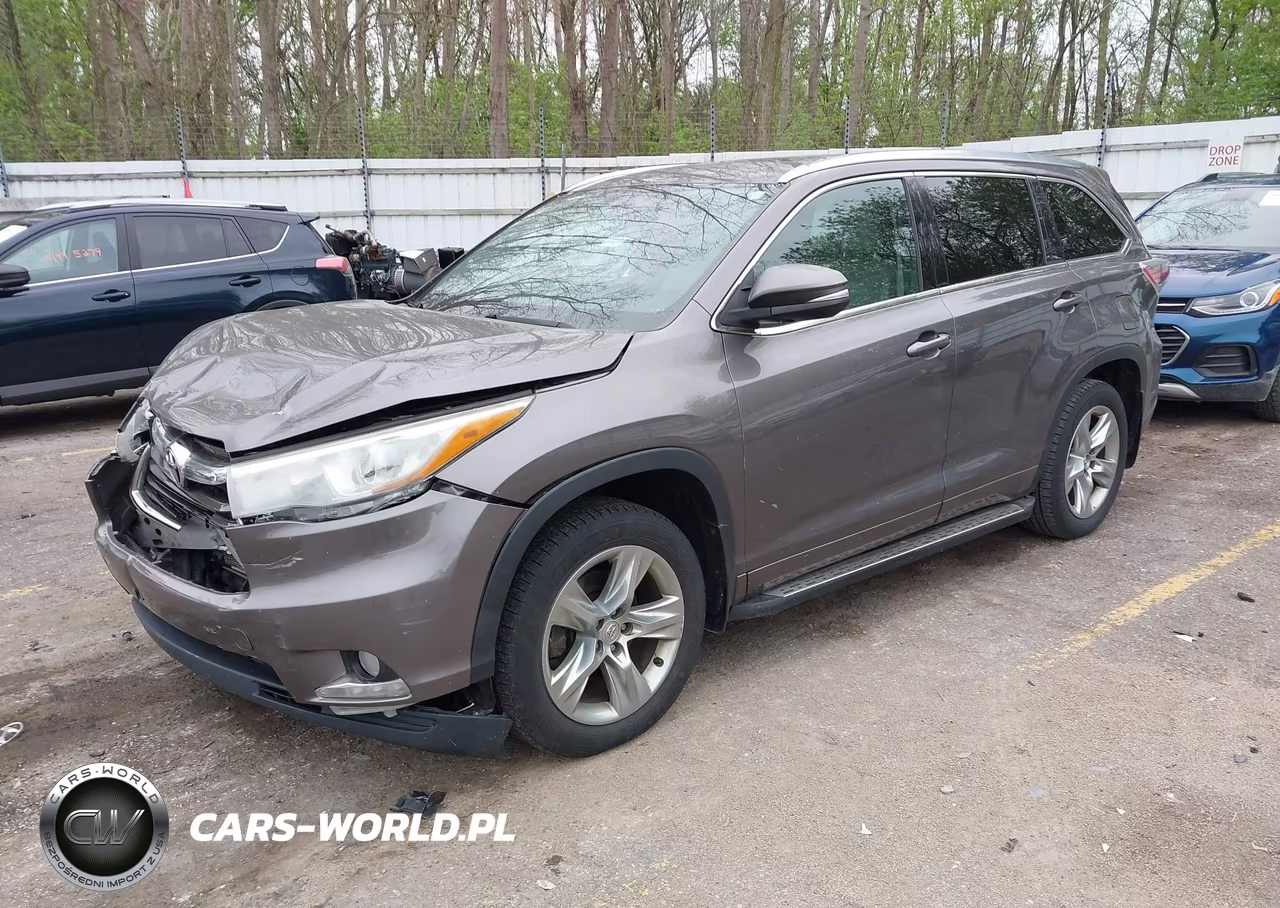 2014 Toyota Highlander Limited V6 VIN:5TDDKRFH7ES041386 - 2