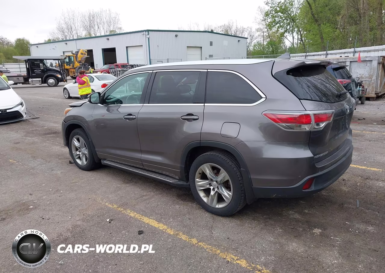 2014 Toyota Highlander Limited V6 VIN:5TDDKRFH7ES041386 - 3