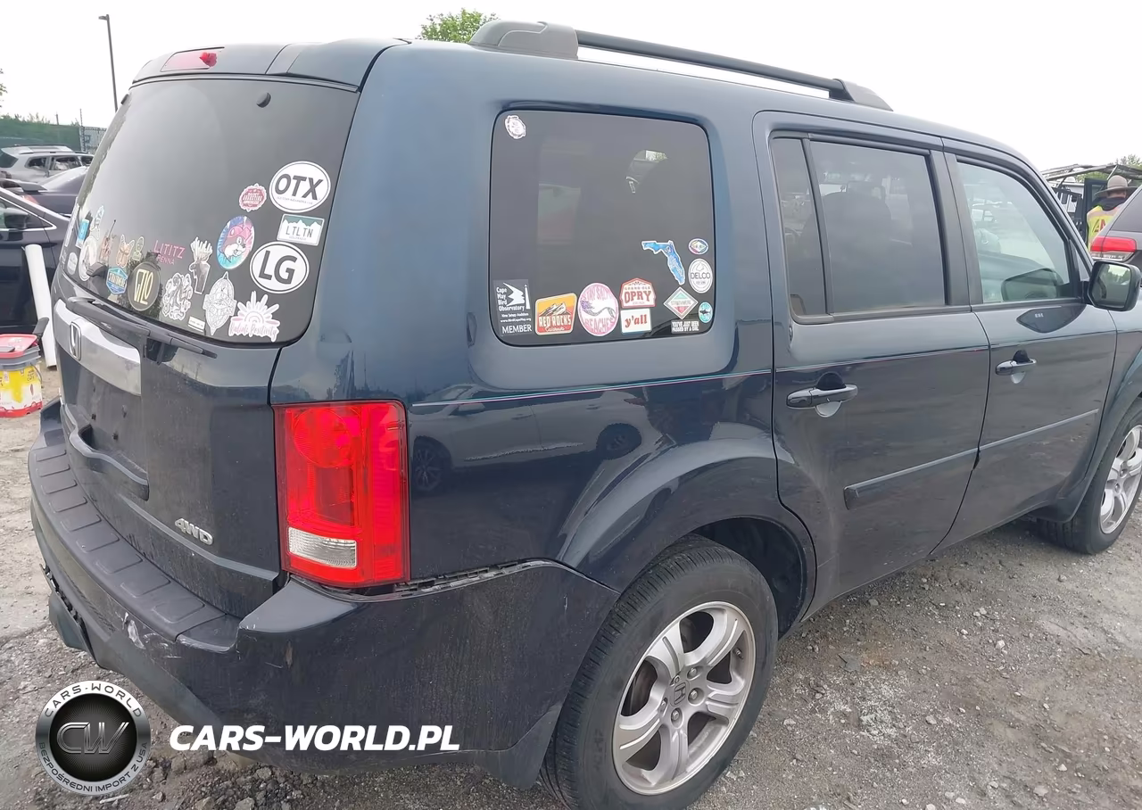 2012 Honda Pilot Ex-L VIN:5FNYF4H52CB014612 - 4