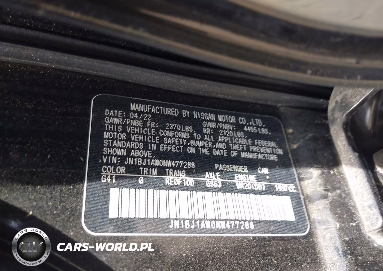 2022 Nissan Rogue Sport S Awd Xtronic Cvt VIN:JN1BJ1AW0NW477288 - 9