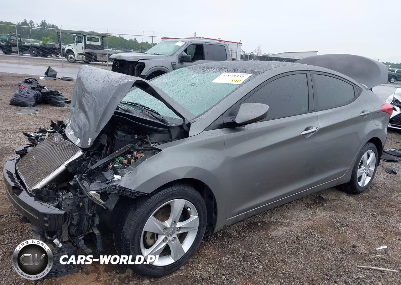 2013 Hyundai Elantra Gls VIN:5NPDH4AE6DH291107 - 2