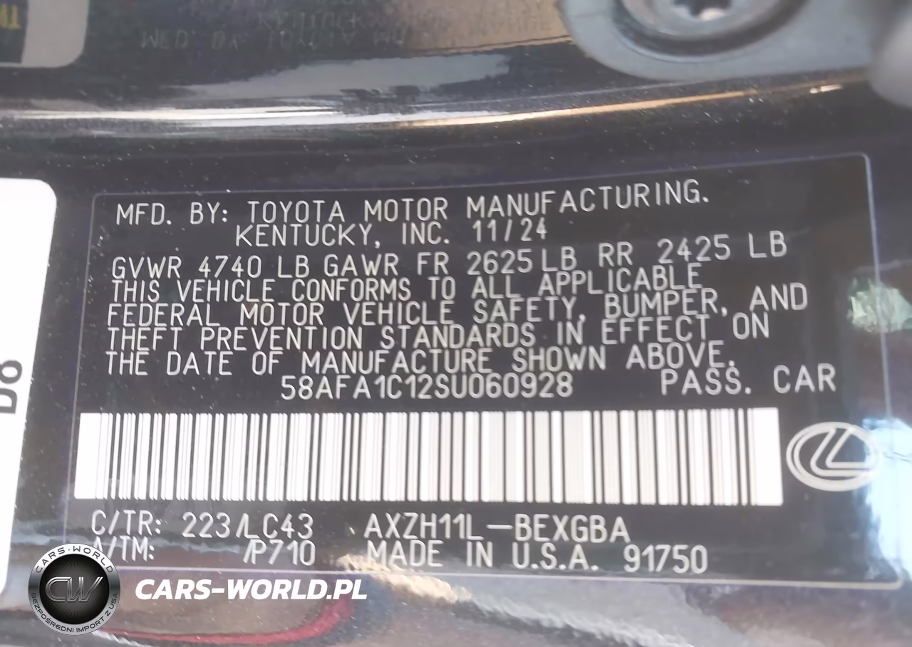 2025 Lexus Es 300H Ultra Luxury VIN:58AFA1C12SU060928 - 9