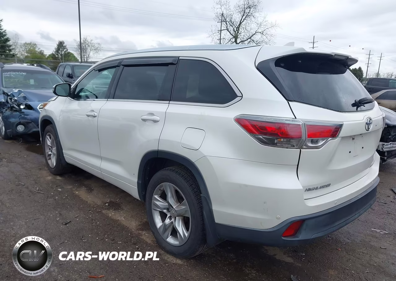 2015 Toyota Highlander Limited V6 VIN:5TDDKRFH2FS138142 - 3