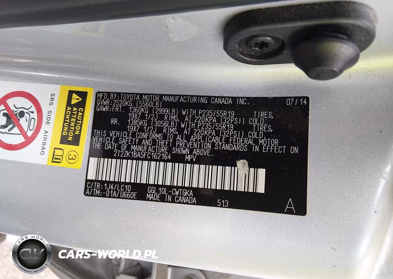2015 Lexus Rx 350 VIN:2T2ZK1BA5FC162164 - 9