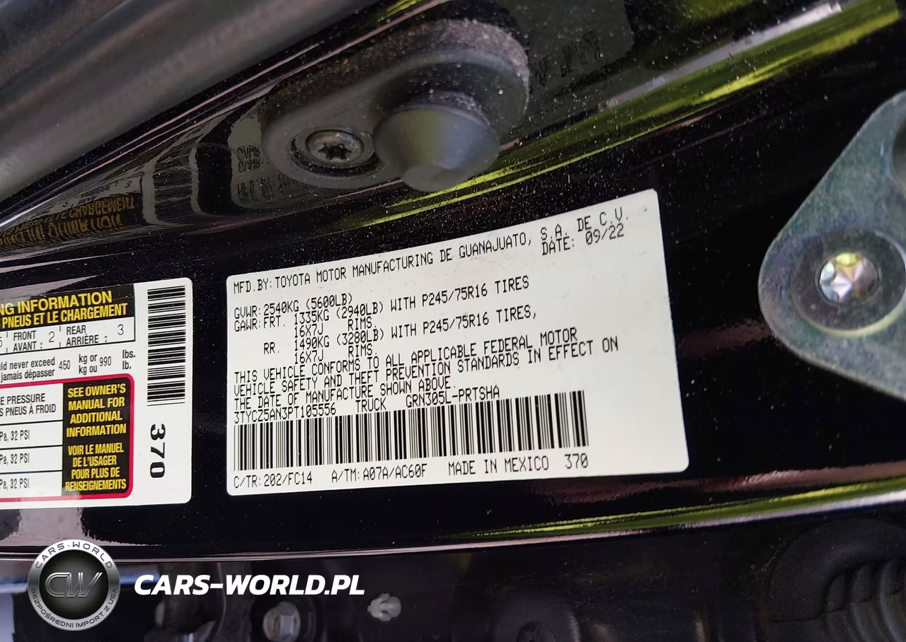 2023 Toyota Tacoma Sr5 V6 VIN:3TYCZ5AN3PT105556 - 9