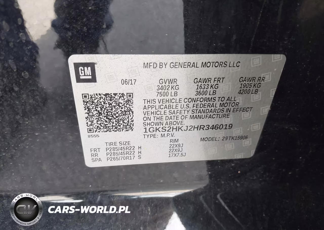 2017 GMC Yukon Xl Denali VIN:1GKS2HKJ2HR346019 - 9