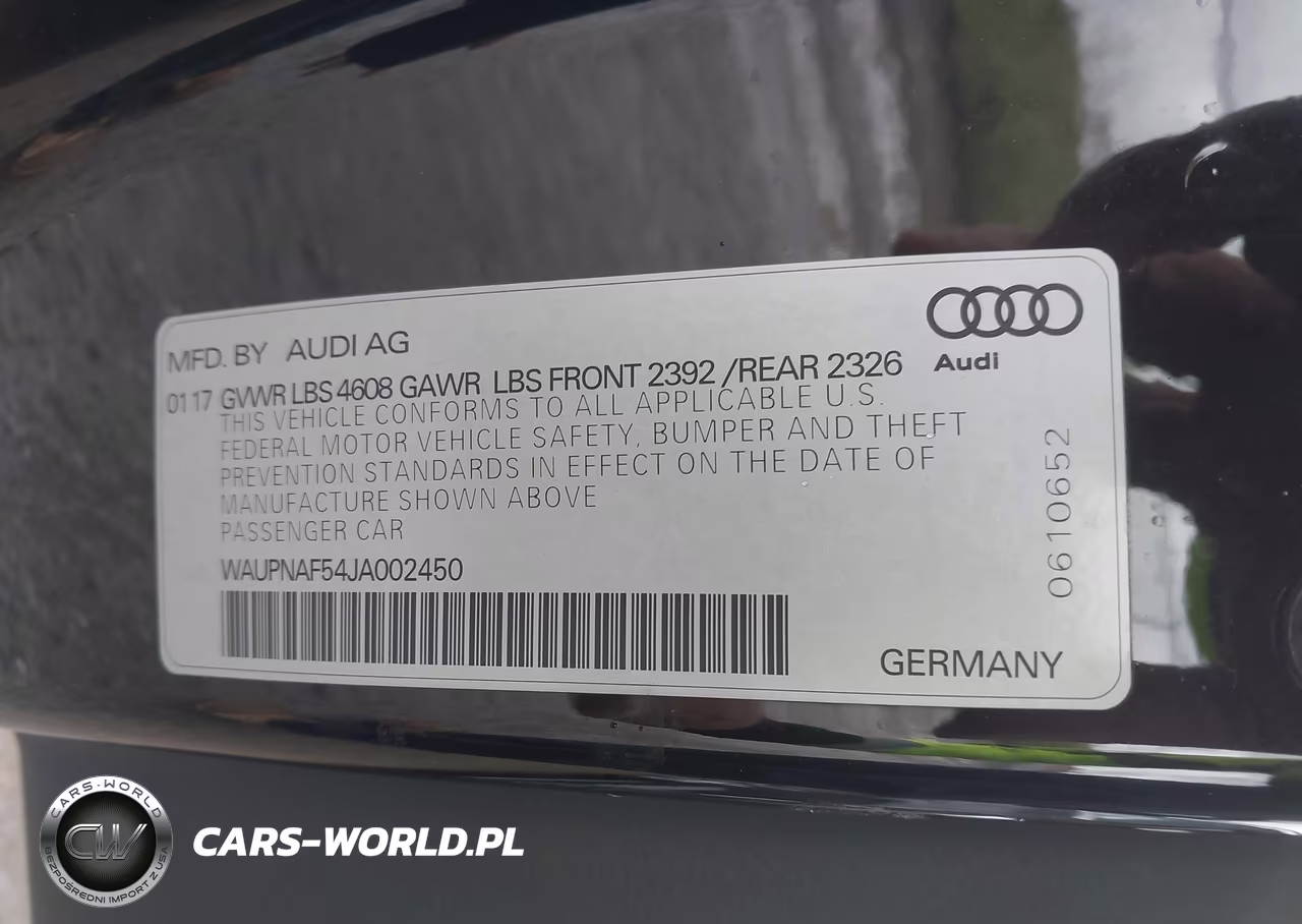 2018 Audi A5 2.0T Premium VIN:WAUPNAF54JA002450 - 9