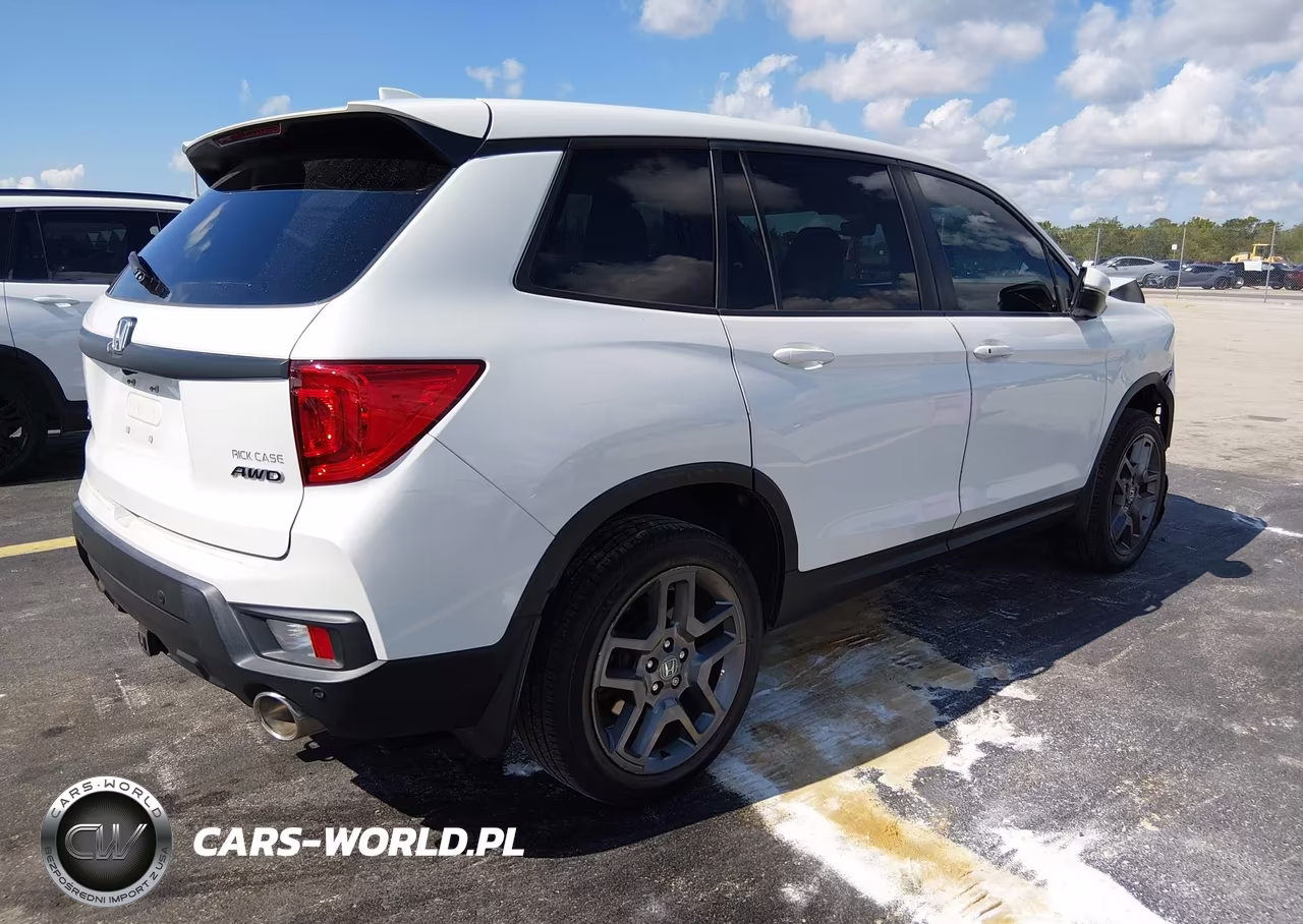 2022 Honda Passport Awd Ex-L VIN:5FNYF8H54NB009745 - 4