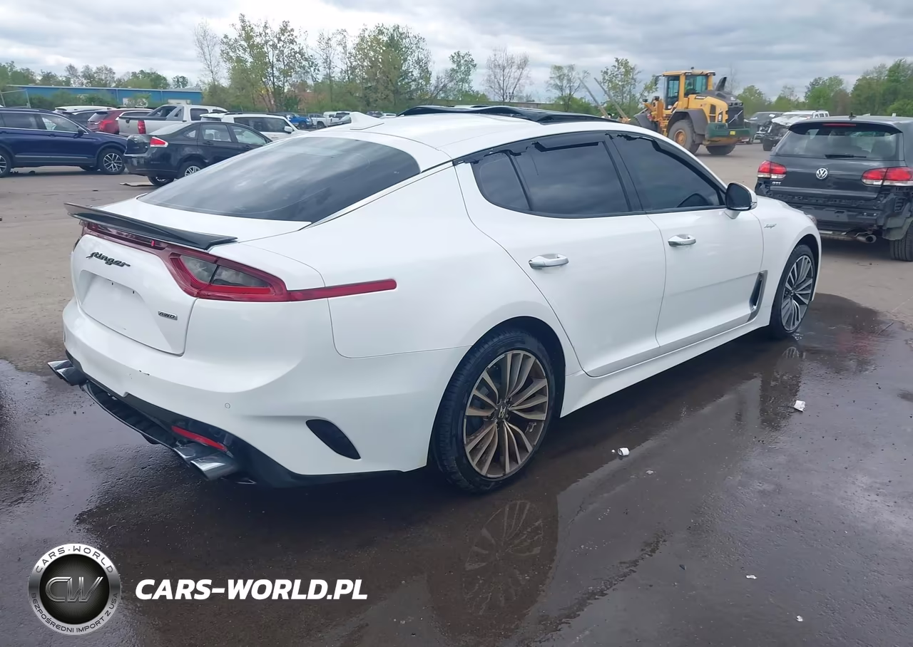 2018 Kia Stinger Premium VIN:KNAE25LA7J6010540 - 4