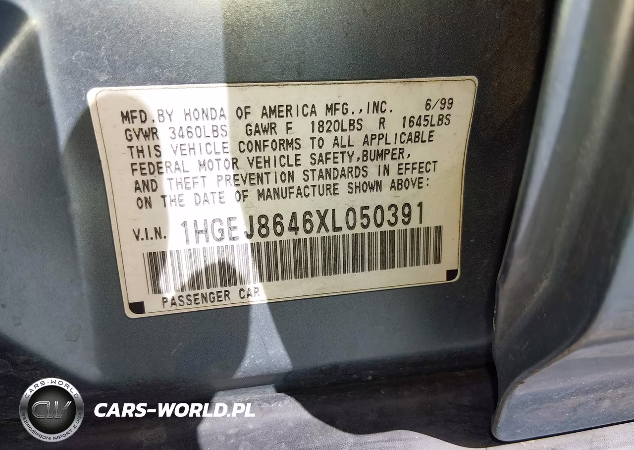 1999 Honda Civic Ex VIN:1HGEJ8646XL050391 - 9