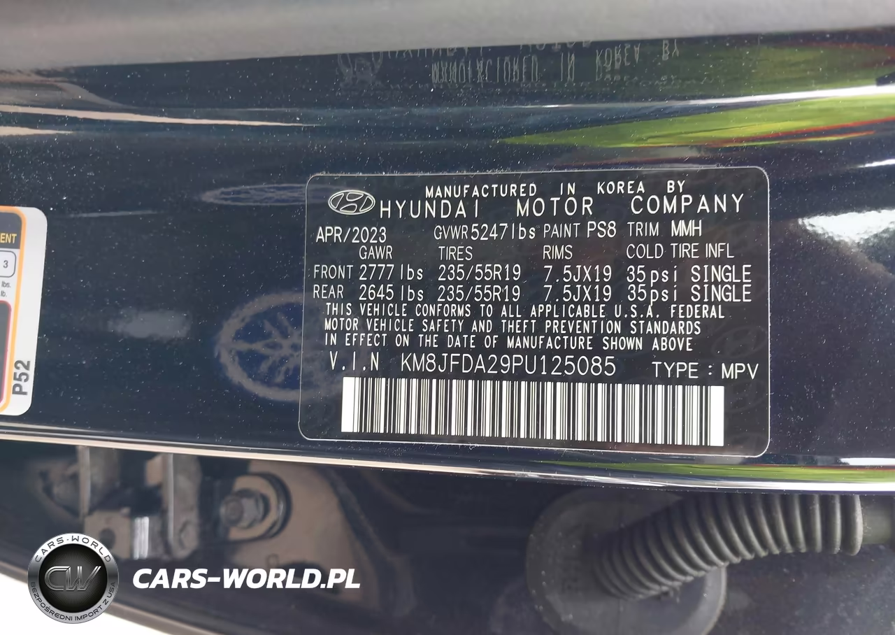 2023 Hyundai Tucson Plug-In Hybrid Limited VIN:KM8JFDA29PU125085 - 9