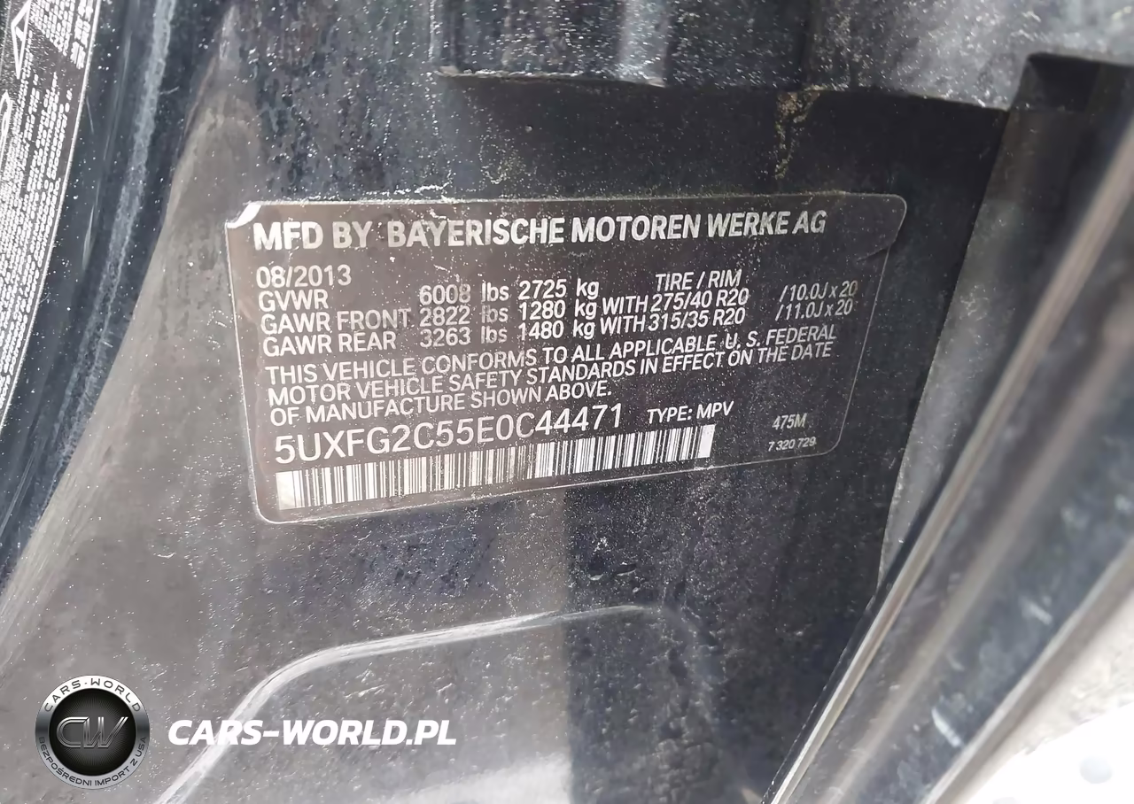 2014 BMW X6 xDrive35I VIN:5UXFG2C55E0C44471 - 9