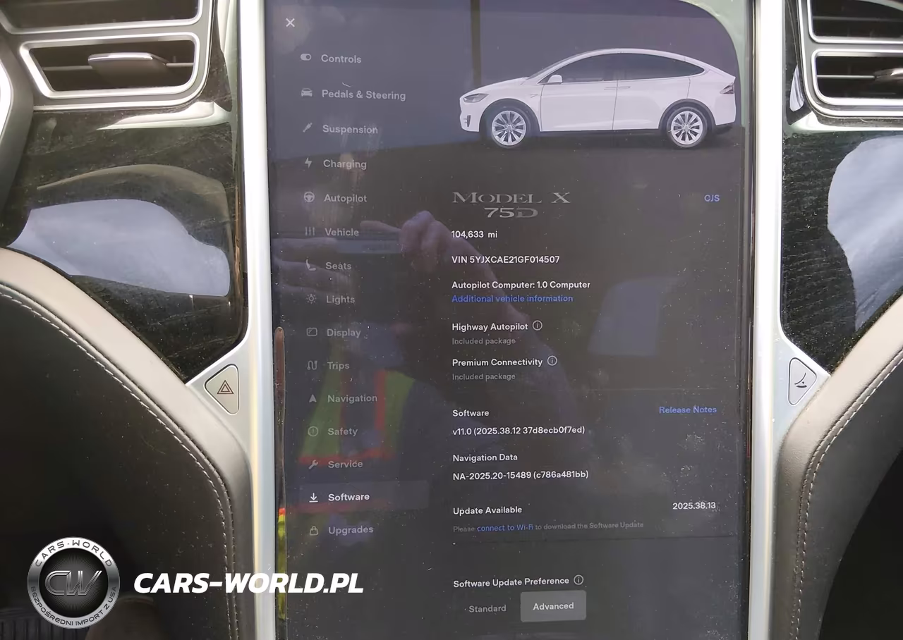 2016 Tesla Model X 60D-70D-75D-90D VIN:5YJXCAE21GF014507 - 7