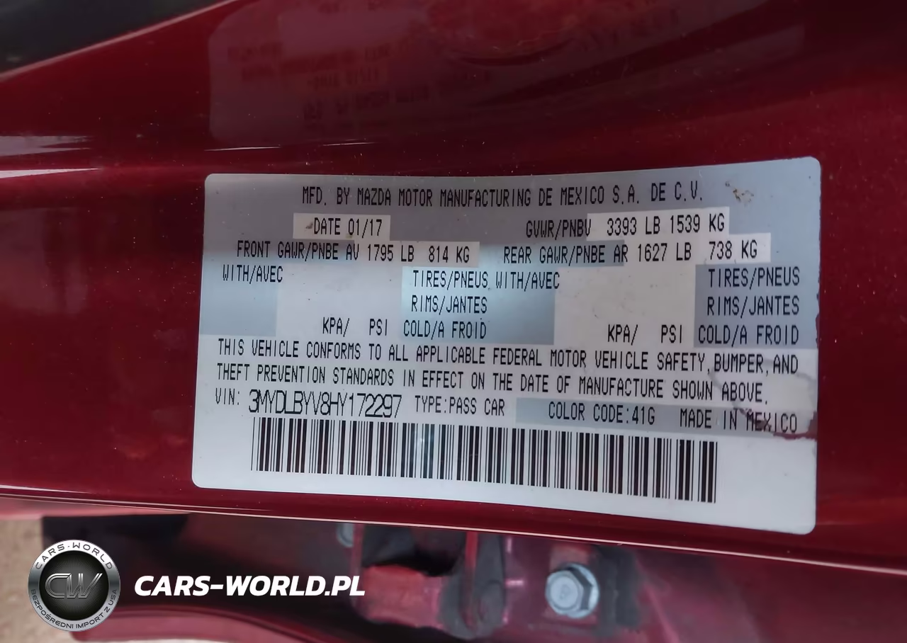 2017 Toyota Yaris Ia VIN:3MYDLBYV8HY172297 - 9