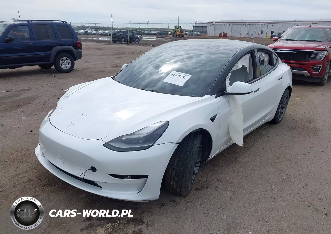 2021 Tesla Model 3 Long Range Dual Motor All-Wheel Drive VIN:5YJ3E1EB1MF961017 - 2