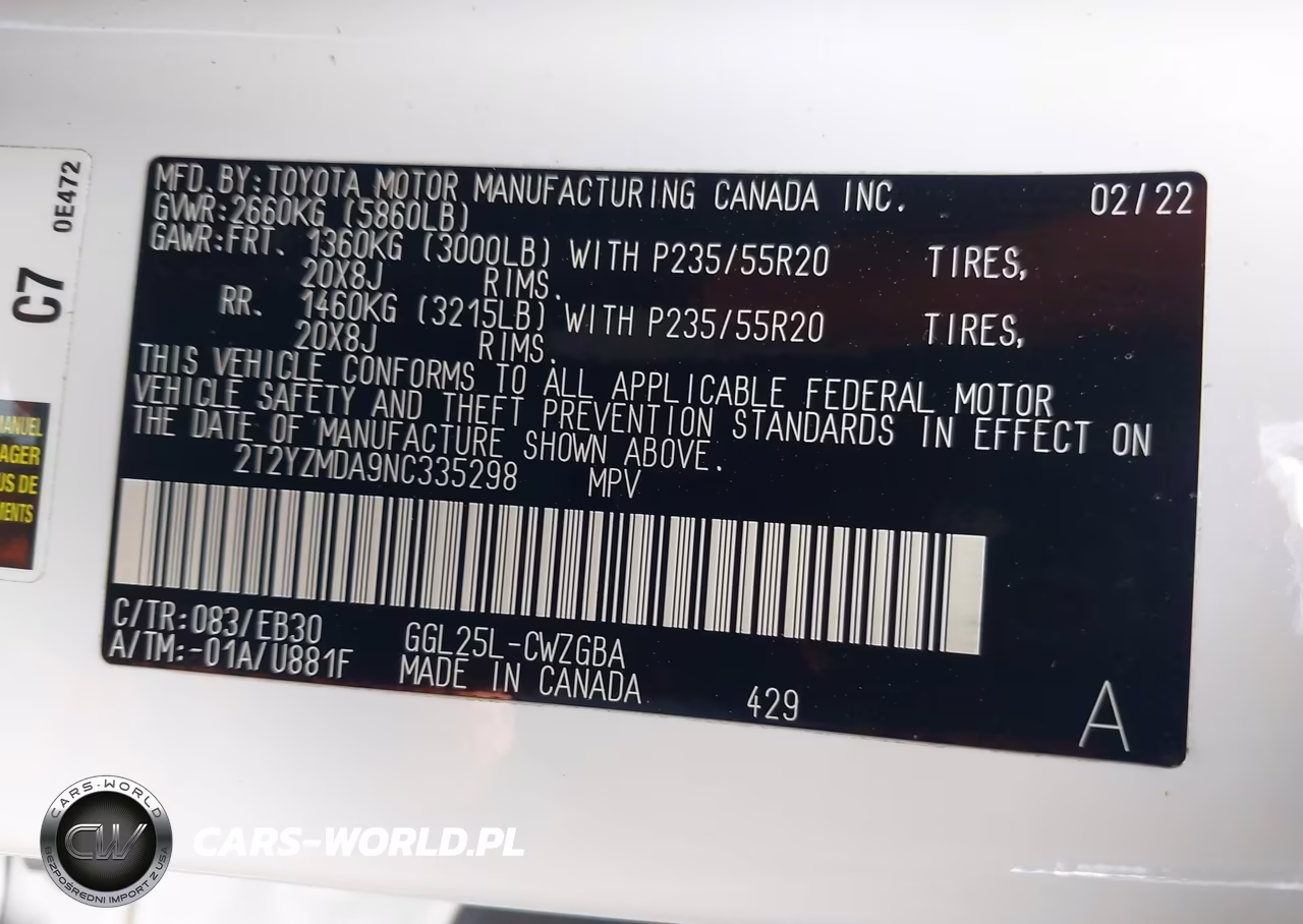 2022 Lexus Rx 350 F Sport Handling VIN:2T2YZMDA9NC335298 - 9