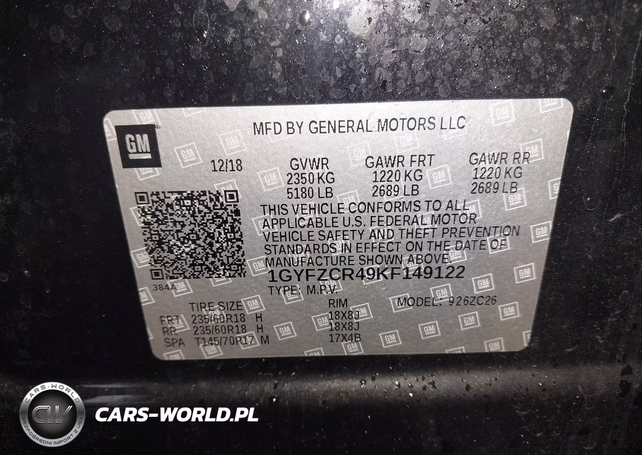 2019 Cadillac Xt4 Premium Luxury VIN:1GYFZCR49KF149122 - 9