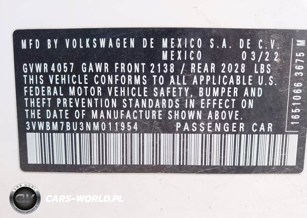 2022 Volkswagen Jetta 1.5T Sport VIN:3VWBM7BU3NM011954 - 9