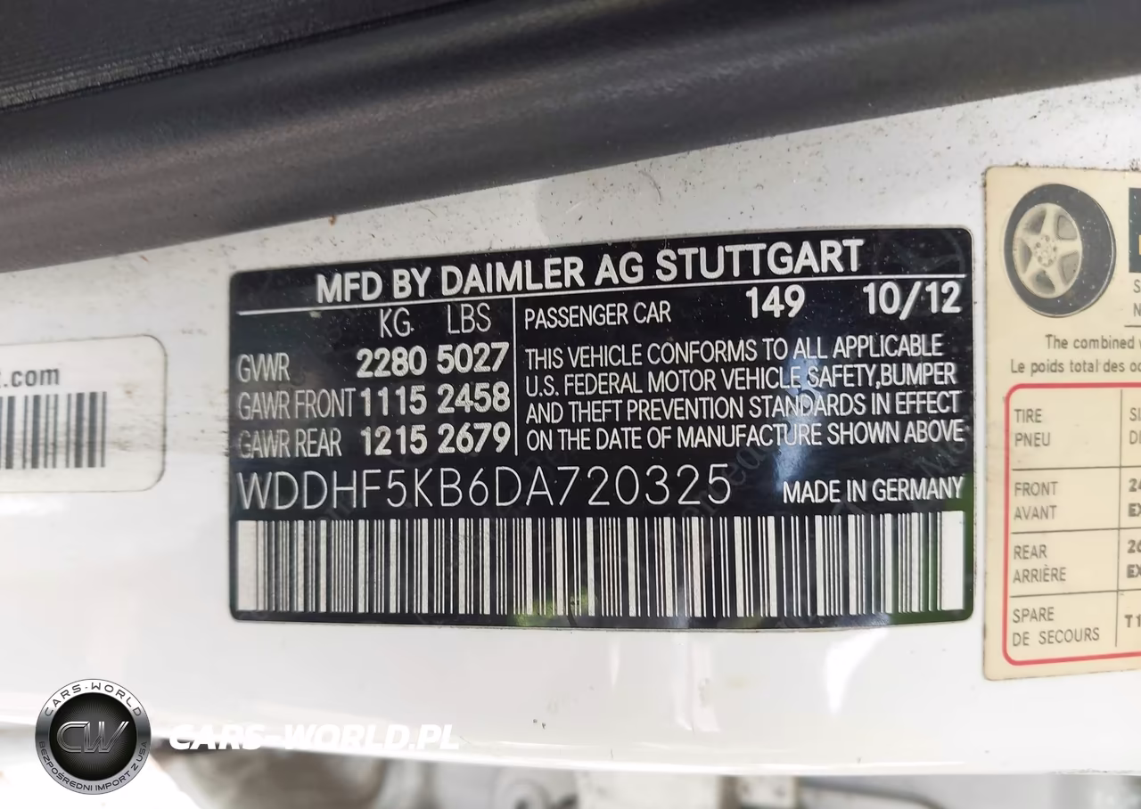 2013 Mercedes-Benz E 350 VIN:WDDHF5KB6DA720325 - 9
