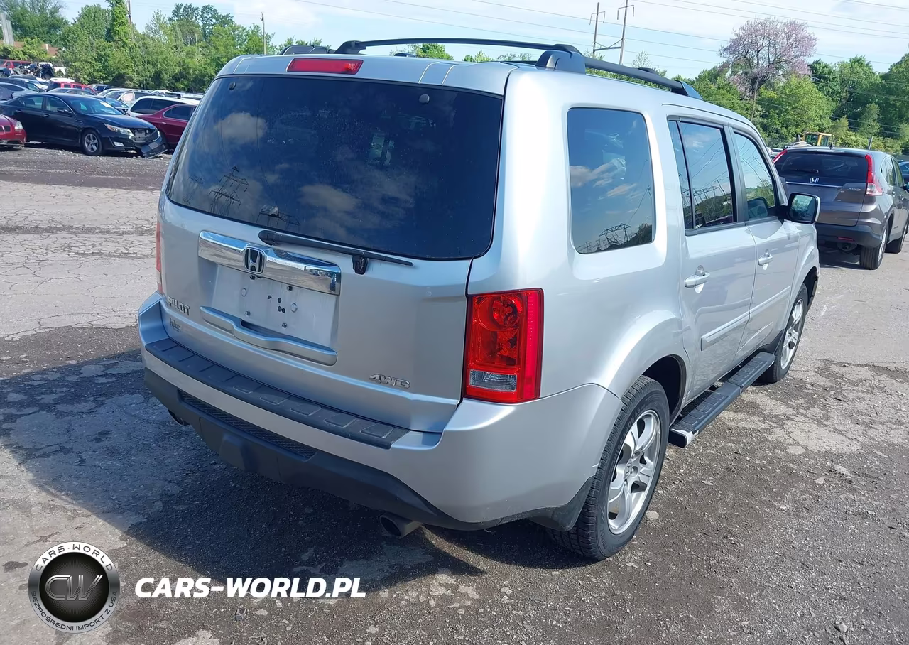 2014 Honda Pilot Ex-L VIN:5FNYF4H67EB039159 - 4