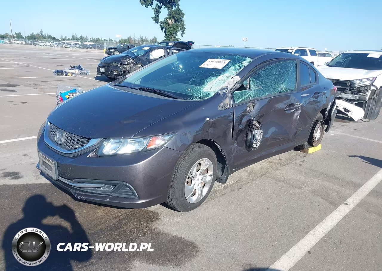 2014 Honda Civic Lx VIN:19XFB2F50EE245382 - 2