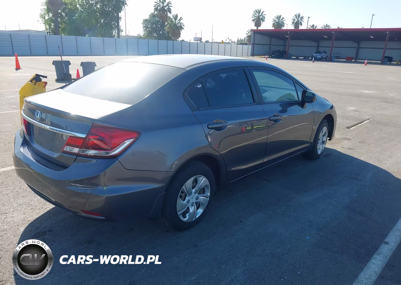 2014 Honda Civic Lx VIN:19XFB2F50EE245382 - 4