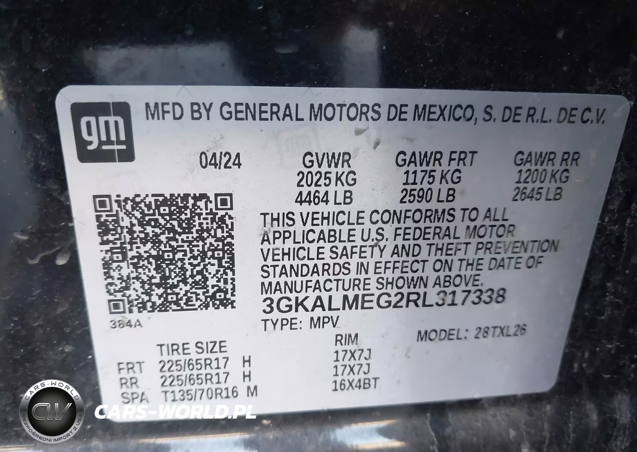2024 GMC Terrain Fwd Sle VIN:3GKALMEG2RL317338 - 9
