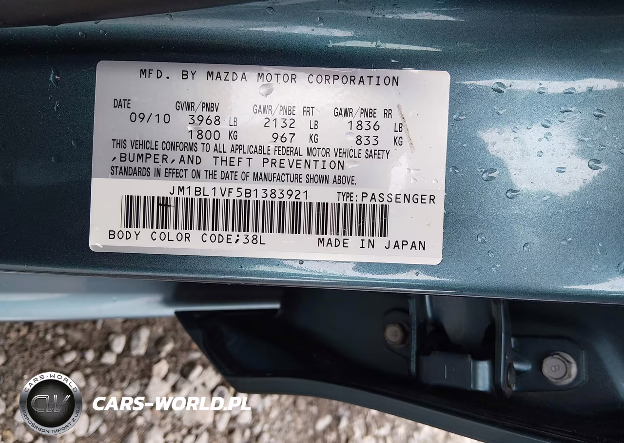 2011 Mazda Mazda3 I Touring VIN:JM1BL1VF5B1383921 - 9