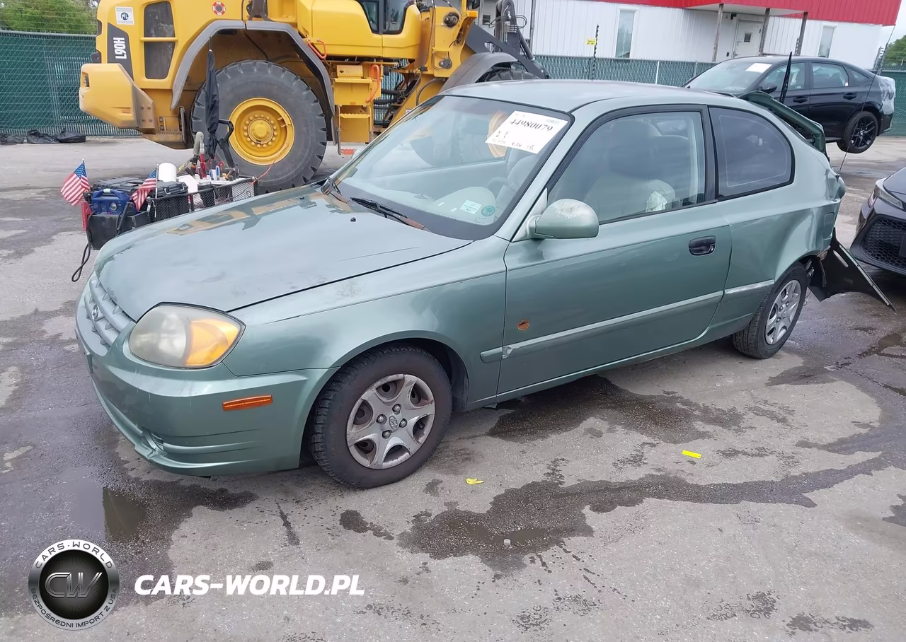 2004 Hyundai Accent Gl-Gt VIN:KMHCG35C74U318527 - 2