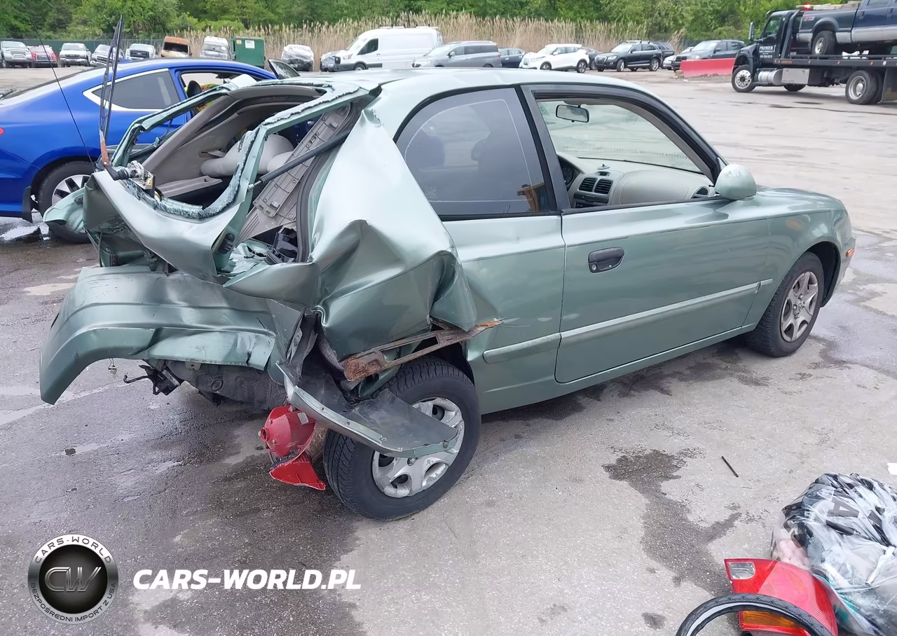 2004 Hyundai Accent Gl-Gt VIN:KMHCG35C74U318527 - 4