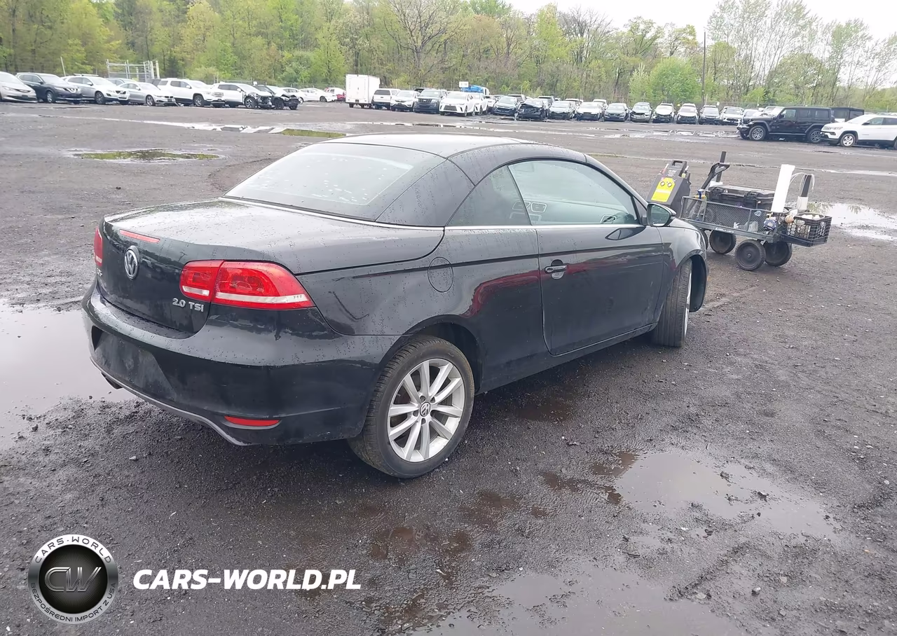 2013 Volkswagen Eos Komfort VIN:WVWBW8AH3DV009049 - 4