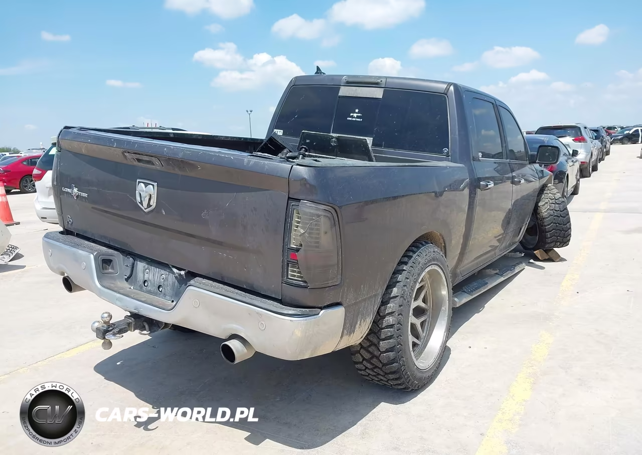 2017 Ram 1500 Lone Star Silver 4X2 5'7 Box VIN:1C6RR6LT5HS847772 - 4